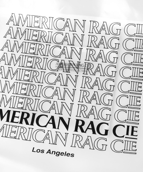 AMERICAN RAG CIE（アメリカンラグシー）の「【AMERICAN RAG CIE】リピートロゴPVCトート（トートバッグ・レディース・ブラック/ホワイト・FREE）」の12枚目の写真