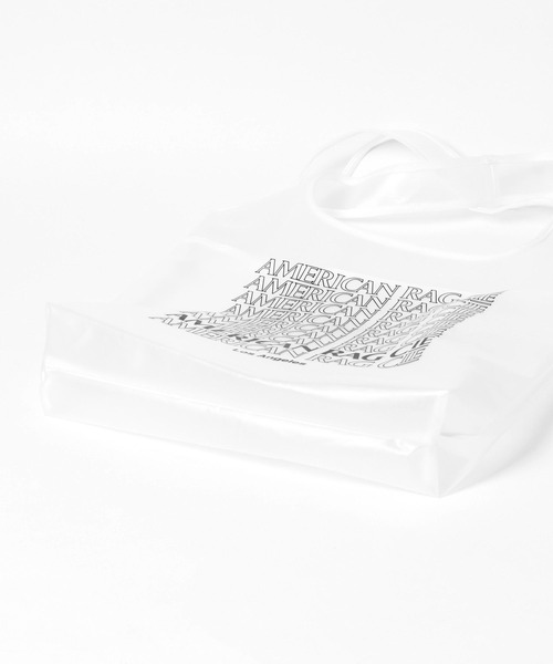 AMERICAN RAG CIE（アメリカンラグシー）の「【AMERICAN RAG CIE】リピートロゴPVCトート（トートバッグ・レディース・ブラック/ホワイト・FREE）」の15枚目の写真