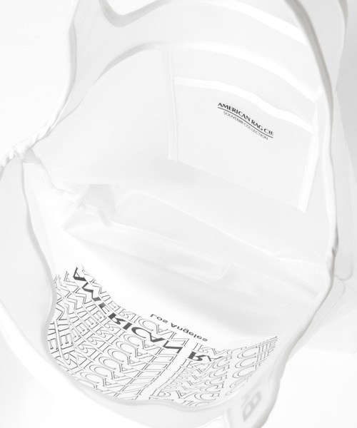 AMERICAN RAG CIE（アメリカンラグシー）の「【AMERICAN RAG CIE】リピートロゴPVCトート（トートバッグ・レディース・ブラック/ホワイト・FREE）」の16枚目の写真