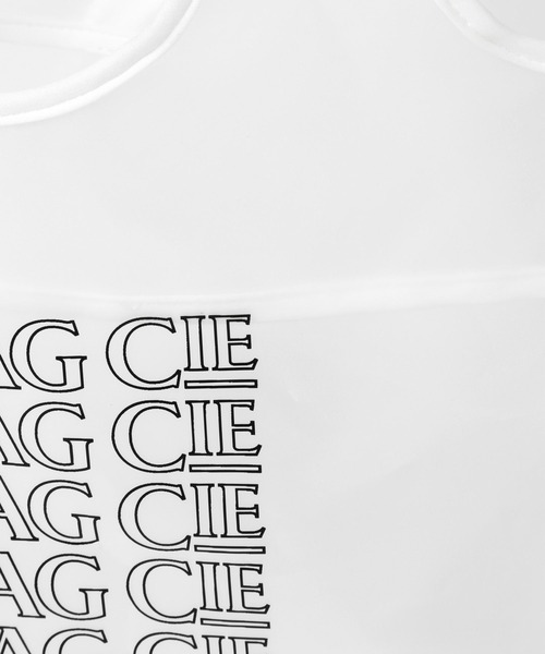 AMERICAN RAG CIE（アメリカンラグシー）の「【AMERICAN RAG CIE】リピートロゴPVCトート（トートバッグ・レディース・ブラック/ホワイト・FREE）」の19枚目の写真