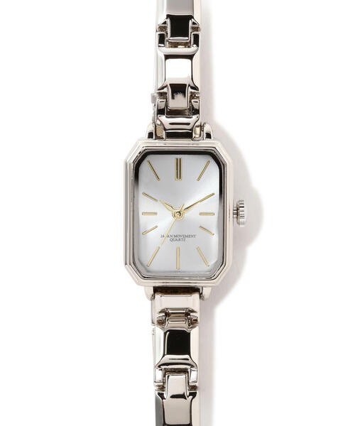 EDIT COLOGNE（エディットコロン）の「シルバーメタルウォッチ（アナログ腕時計・レディース・ピンク/ブルー・ﾌﾘ-）」の4枚目の写真