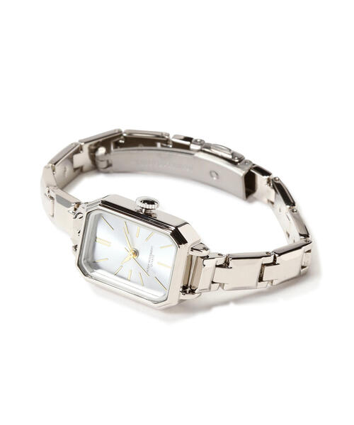 EDIT COLOGNE（エディットコロン）の「シルバーメタルウォッチ（アナログ腕時計・レディース・ピンク/ブルー・ﾌﾘ-）」の5枚目の写真