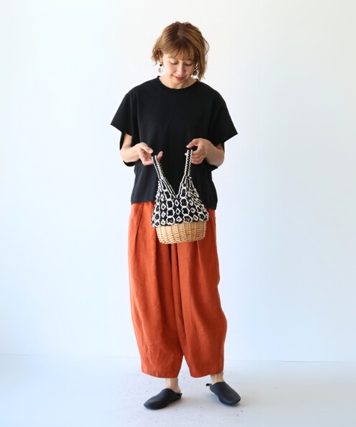 sanpo kuschel(サンポクシェル)の「とにかく涼しいTシャツトップス(Tシャツ/カットソー・レディース・ホワイト/ブラック・FREE)」の18枚目の写真