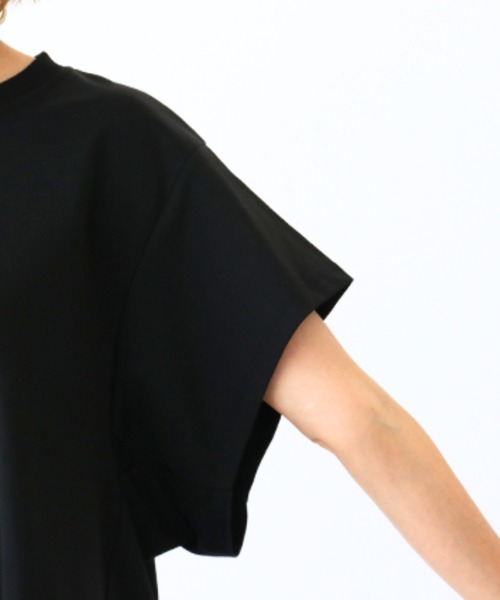 sanpo kuschel(サンポクシェル)の「とにかく涼しいTシャツトップス(Tシャツ/カットソー・レディース・ホワイト/ブラック・FREE)」の3枚目の写真