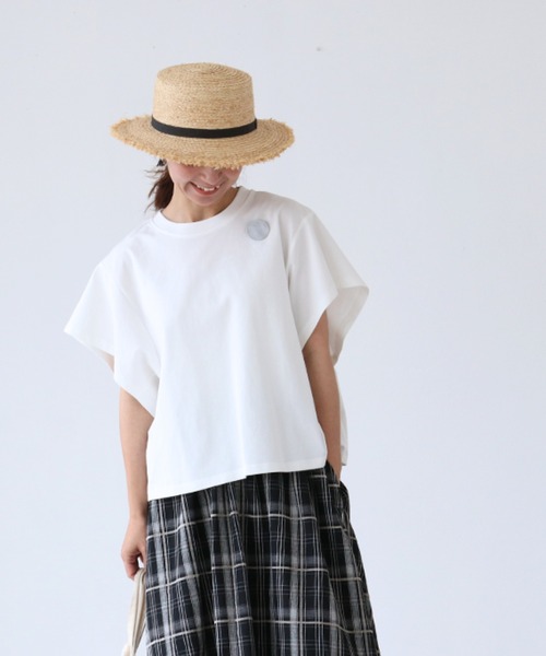 sanpo kuschel(サンポクシェル)の「とにかく涼しいTシャツトップス(Tシャツ/カットソー・レディース・ホワイト/ブラック・FREE)」の22枚目の写真