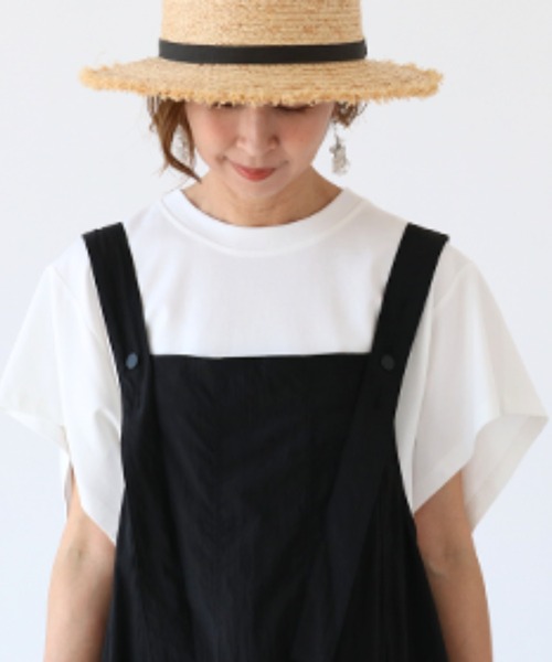 sanpo kuschel(サンポクシェル)の「とにかく涼しいTシャツトップス(Tシャツ/カットソー・レディース・ホワイト/ブラック・FREE)」の15枚目の写真