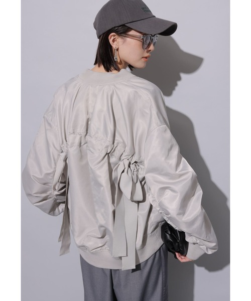 Arpege story ❤︎アルページュストーリーBackリボンMA-1 BackリボンMA-1 | ジャケット | Arpege story（アルページュ