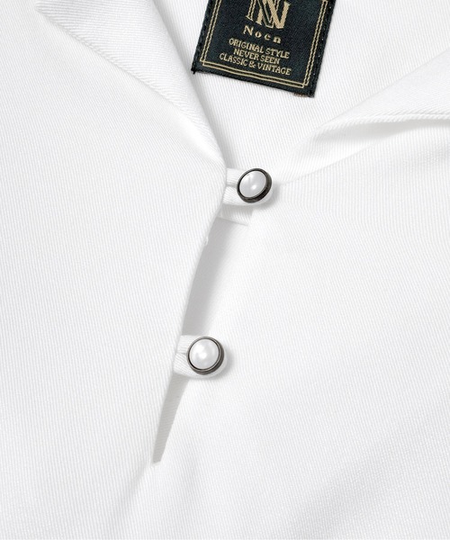 Noen(ノエン)の「レーヨンプルオーバー半袖シャツ(シャツ/ブラウス・メンズ・ブラック/ホワイト・MEDIUM/LARGE)」の9枚目の写真