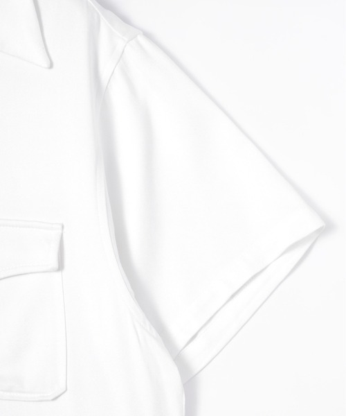 Noen(ノエン)の「レーヨンプルオーバー半袖シャツ(シャツ/ブラウス・メンズ・ブラック/ホワイト・MEDIUM/LARGE)」の11枚目の写真