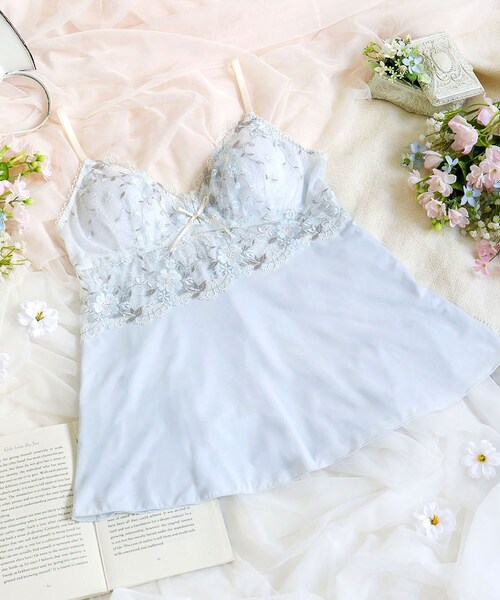 セール】シュクリエ カップ付キャミソール（インナーウェア/肌着