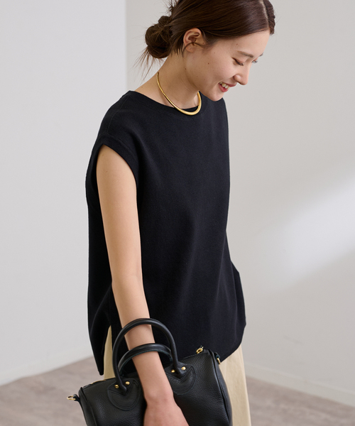 FRAMeWORK（フレームワーク）の「RAMIEコットンフルニードルプルオーバー（ニット/セーター・レディース・ホワイト/ブラウン/ブラック・FREE）」の14枚目の写真