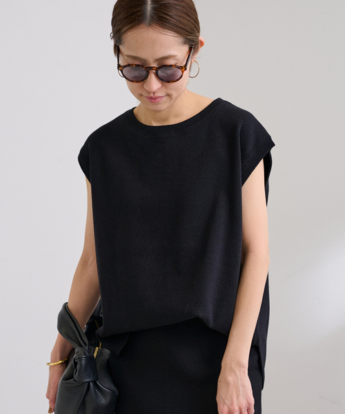 FRAMeWORK（フレームワーク）の「RAMIEコットンフルニードルプルオーバー（ニット/セーター・レディース・ホワイト/ブラウン/ブラック・FREE）」の16枚目の写真