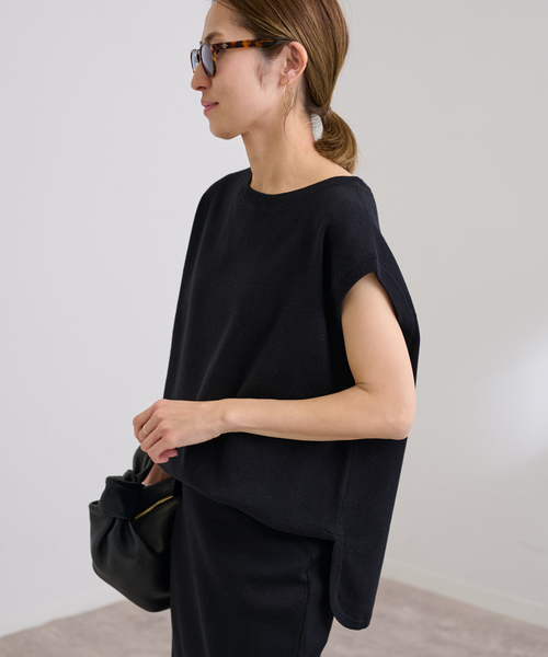 FRAMeWORK（フレームワーク）の「RAMIEコットンフルニードルプルオーバー（ニット/セーター・レディース・ホワイト/ブラウン/ブラック・FREE）」の17枚目の写真