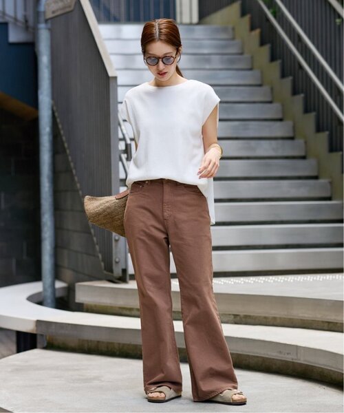 FRAMeWORK（フレームワーク）の「RAMIEコットンフルニードルプルオーバー（ニット/セーター・レディース・ホワイト/ブラウン/ブラック・FREE）」の20枚目の写真