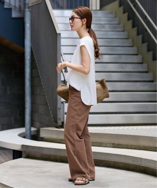 FRAMeWORK（フレームワーク）の「RAMIEコットンフルニードルプルオーバー（ニット/セーター・レディース・ホワイト/ブラウン/ブラック・FREE）」の21枚目の写真