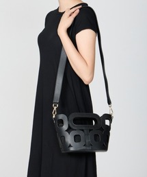 PELLICO（ペリーコ）の「NEW ANELLI HANDLES MINI バッグ BLACK