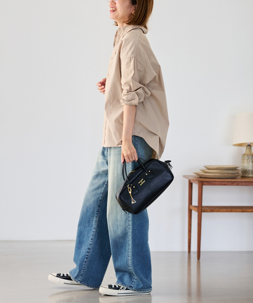 FRAMeWORK（フレームワーク）の「≪追加≫コットンレギュラーカラーシャツ2（シャツ/ブラウス・レディース・ピンク/ホワイト/ベージュ・FREE）」の11枚目の写真