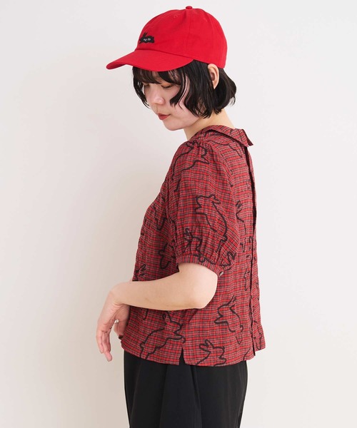 I am I in fact...(アイアムアイインファクト)の「●run rabbit 丸襟ブラウス(シャツ/ブラウス・レディース・グリーン/レッド・FREE)」の8枚目の写真