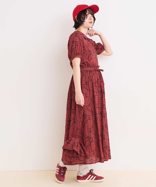 I am I in fact...(アイアムアイインファクト)の「●run rabbit 丸襟ブラウス(シャツ/ブラウス・レディース・グリーン/レッド・FREE)」の18枚目の写真