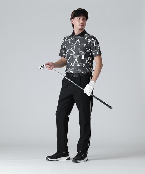 St ANDREWS(セントアンドリュース)の「【St ANDREWS】コンセプト柄ジャガード半袖シャツ (MENS)(ポロシャツ・メンズ・ホワイト/ブラック・L/M)」の5枚目の写真