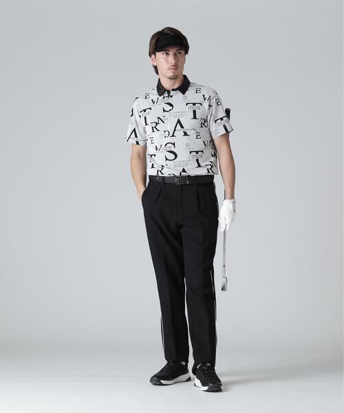 St ANDREWS(セントアンドリュース)の「【St ANDREWS】コンセプト柄ジャガード半袖シャツ (MENS)(ポロシャツ・メンズ・ホワイト/ブラック・L/M)」の12枚目の写真