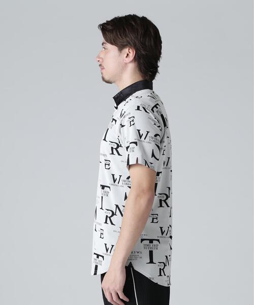 St ANDREWS(セントアンドリュース)の「【St ANDREWS】コンセプト柄ジャガード半袖シャツ (MENS)(ポロシャツ・メンズ・ホワイト/ブラック・L/M)」の14枚目の写真