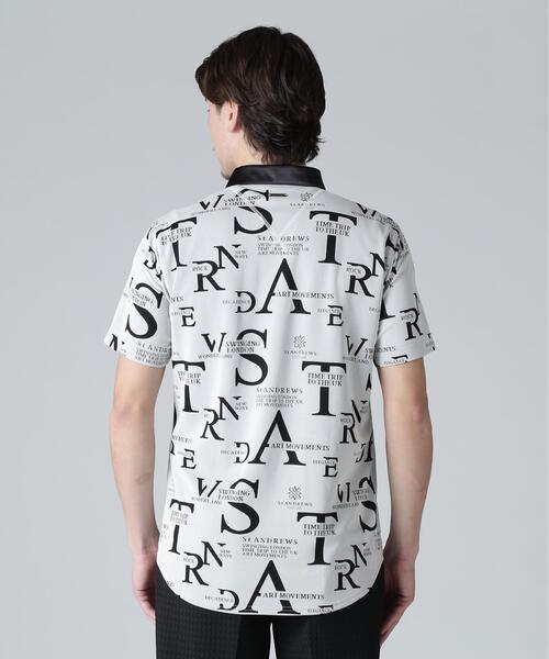 St ANDREWS(セントアンドリュース)の「【St ANDREWS】コンセプト柄ジャガード半袖シャツ (MENS)(ポロシャツ・メンズ・ホワイト/ブラック・L/M)」の15枚目の写真