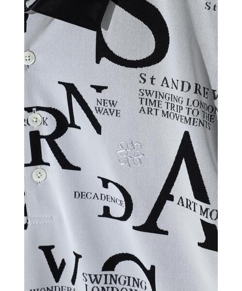 St ANDREWS(セントアンドリュース)の「【St ANDREWS】コンセプト柄ジャガード半袖シャツ (MENS)(ポロシャツ・メンズ・ホワイト/ブラック・L/M)」の21枚目の写真