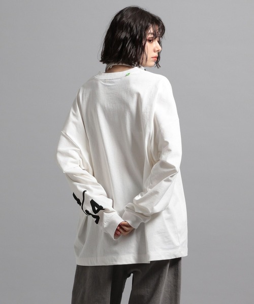 GEORGE'S（ジョージズ）の「bend(s)グラフィックロンT（Tシャツ/カットソー・メンズ・ホワイト×レッド/ホワイト×パープル/ホワイト×イエロー・MEDIUM/LARGE）」の19枚目の写真