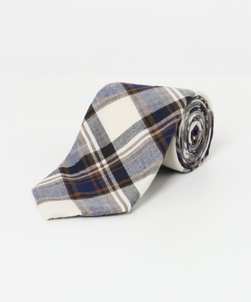 URBAN RESEARCH DOORS（アーバンリサーチドアーズ）の「LIFE STYLE TAILOR　マドラスチェック柄タイ1（ネクタイ・メンズ・イエロー/グリーン/ブラウン/レッド・-）」の7枚目の写真