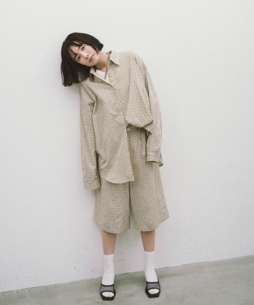 【シャネル】バミューダ パンツ カラフルチェックが可愛い☆ シャネル】バミューダ パンツ カラフルチェックが可愛い