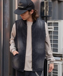 WEGO | WEGO/ワーカーズZIPデニムベスト(ベスト)