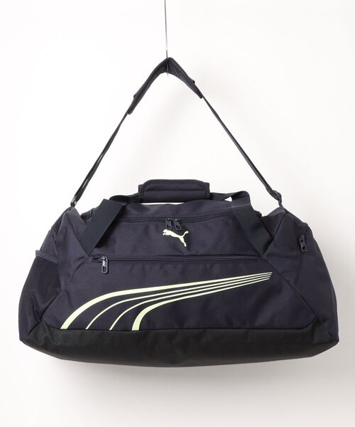 PUMA(プーマ)の「《PUMA》PUMA FUNDAMENTAL ミディアム スポーツ バッグ(ドラムバッグ・メンズ・グレー/ブラック/ダークオリーブ/ブルー系その他・フリー)」の1枚目の写真