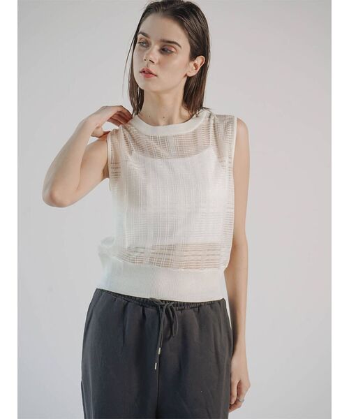 SHEER CHECK VEST
