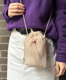 MARK'S（マークス）の「メッシュコレクション ショルダーポーチ 巾着 サコッシュ（ショルダーバッグ）」