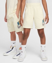 ナイキ スポーツウェア クラブ フリース ジュニア フレンチテリー ショートパンツ / Nike Sportswear Club Fleece Big Kids' French Terry Shorts  FD2997-113 Coconut Milk