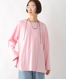 カットソー　ピンク OTONA トップス Tシャツ ピンク レディース 長袖 ロンT 薄手
