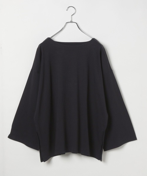 LEPSIM(レプシィム)の「ボートネックチュニック 290263(Tシャツ/カットソー・レディース・ブラック/オフホワイト/ライトピンク・FREE)」の22枚目の写真
