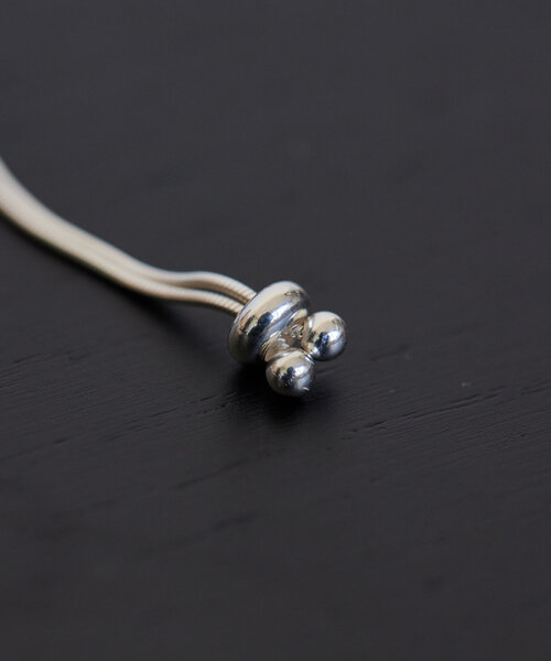 【新品】earPAPILLONNERイアパピヨネ シルバー ブレスレットS925 セール】《スターリングシルバー使用》スライドブレスレット