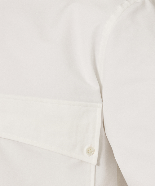 DESIGNWORKS(デザインワークス)の「【別注】:colon / コロン CSH-23 スタンドカラー 半袖 シャツ / 防シワ / 形態回復性(シャツ/ブラウス・メンズ・ホワイト・1/3/5)」の6枚目の写真