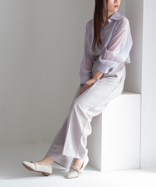 JELLY BEANS(ジェリービーンズ)の「【晴雨兼用】【防水・撥水】【生活防水】【滑りにくい】【雨の日】【通勤靴】【レイン対応】ノットリボンレインローファーパンプス(415-59161)JELLY BEANS(ジェリービーンズ)(レインシューズ・レディース・ブラック/アイボリー/グレイッシュベージュ・22.5/23/23.5/24/24.5)」の15枚目の写真