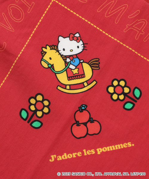 激レア　ハローキティHELLO KITTY バンダナ　 大判ハンカチ　2000 未使用ハローキティ 大判ハンカチ バンダナ キッチンクロス 平成