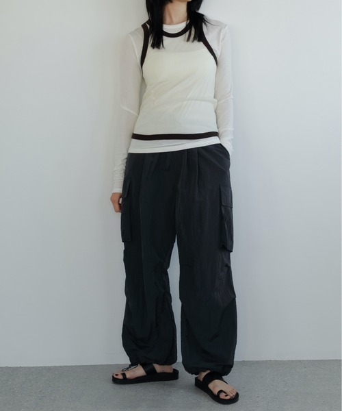 セール】Sheer Long T-shirts（Tシャツ/カットソー）｜anuke