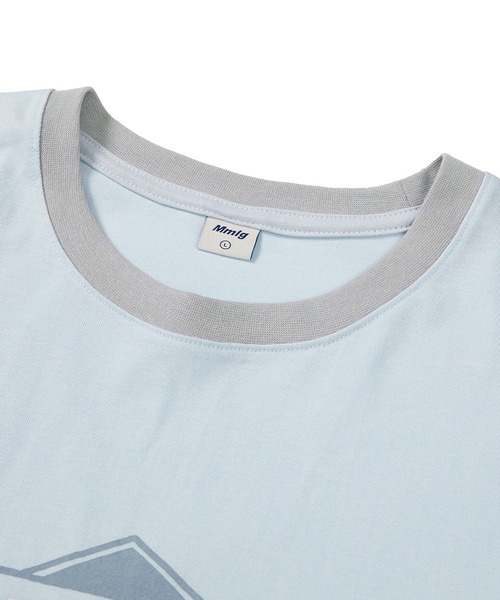 87mm（87mm）の「【UNISEX】Mmlg／ALL THAT T（Tシャツ/カットソー・レディース・ダークブラウン/ライトブルー/クリーム・SMALL/MEDIUM/LARGE）」の12枚目の写真