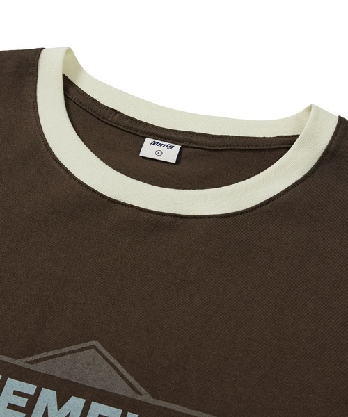 87mm（87mm）の「【UNISEX】Mmlg／ALL THAT T（Tシャツ/カットソー・レディース・ダークブラウン/ライトブルー/クリーム・SMALL/MEDIUM/LARGE）」の9枚目の写真