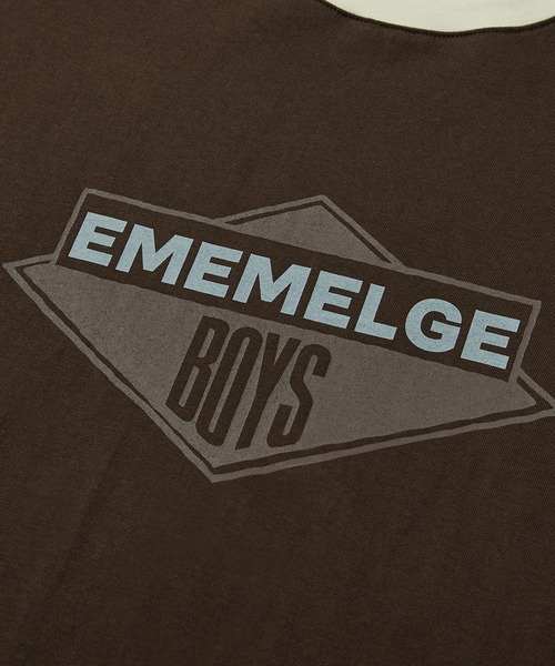 87mm（87mm）の「【UNISEX】Mmlg／ALL THAT T（Tシャツ/カットソー・レディース・ダークブラウン/ライトブルー/クリーム・SMALL/MEDIUM/LARGE）」の11枚目の写真