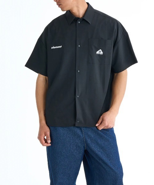 ELEMENT メンズ WATER SHIRTS SS 半袖シャツ 【2025年夏モデル 