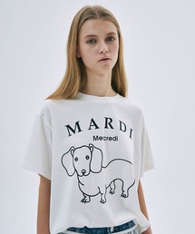MARDI Mercredi ダックスフントTシャツとショートパンツセット 口コミ・レビュー｜【Mardi Mercredi】T-SHIRT DDANJI (Mardi