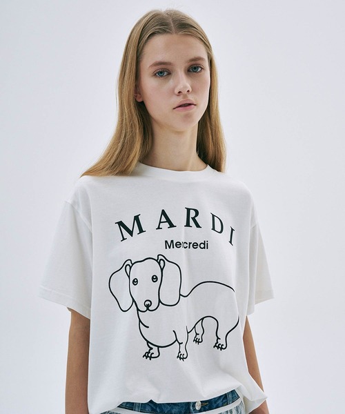 [子犬の絵] Mardi Mercredi TSHIRT DDANJI CH.06 TSHIRT DDANJI CH.06（Tシャツ/カットソー）｜Mardi Mercredi