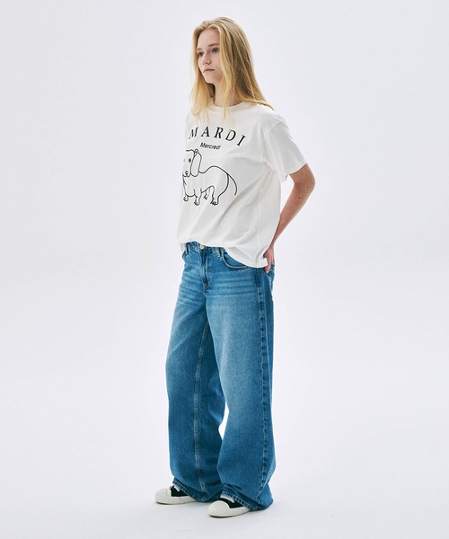 tシャツ TSHIRT DDANJI CH.06 レディース Mardi Mercredi tシャツ SLIM TSHIRT DDANJI CH.06 レディース